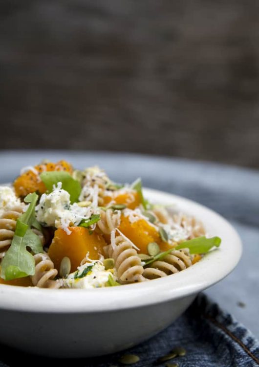 Kurpitsa-homejuustopasta