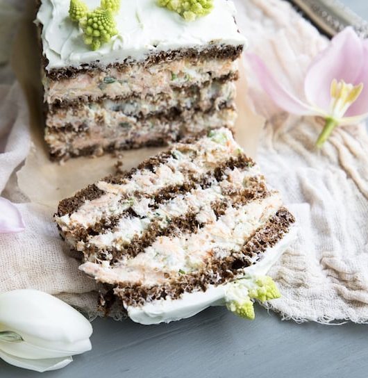 Lohi-wasabivoileipäkakku