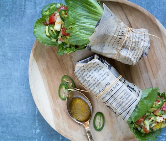 Halloumi-salsarullat