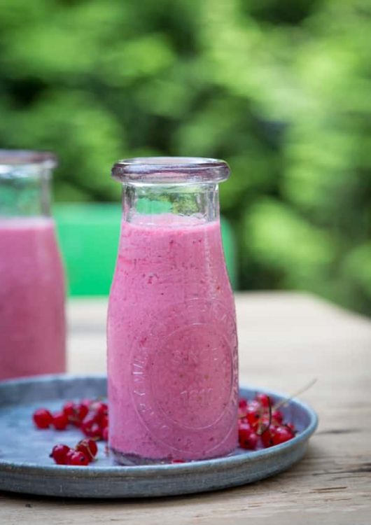Punaherukkasmoothie