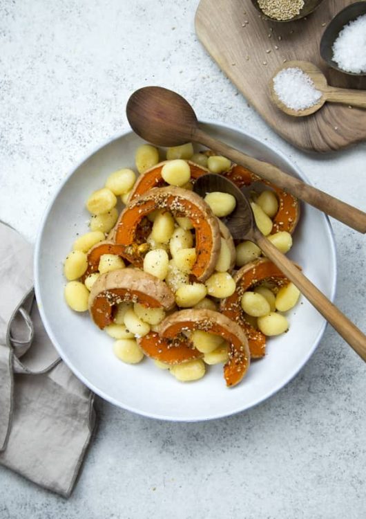 Kurpitsaa ja gnoccheja