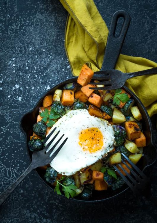 Bataatti-ruusukaalipyttipannu