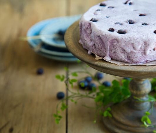 Mustikkajäätelökakku