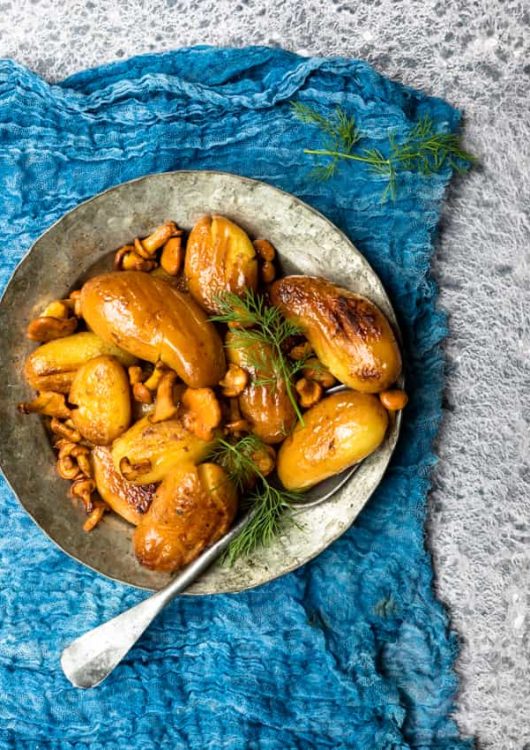 Savustetut uudet perunat