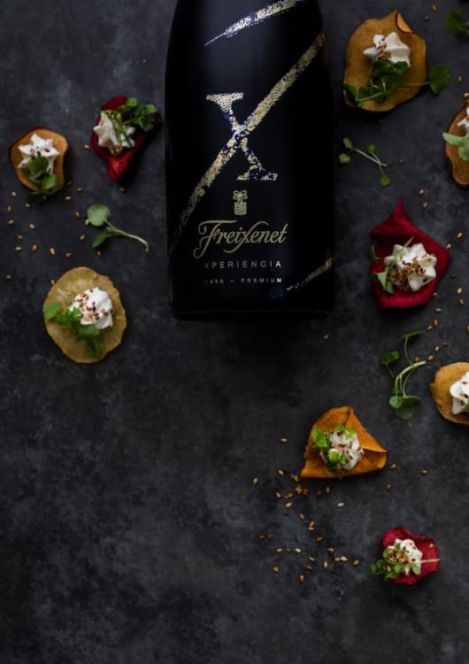 Juuressipsejä ja vuohenjuustovaahtoa