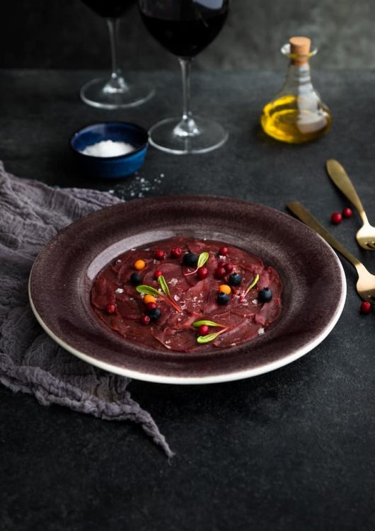 Marjaisa porocarpaccio