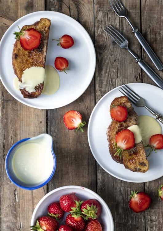 Crème brulée köyhät ritarit