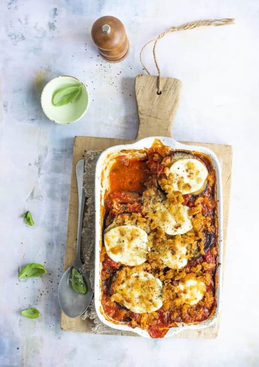 Melazane parmigiana chorizolla