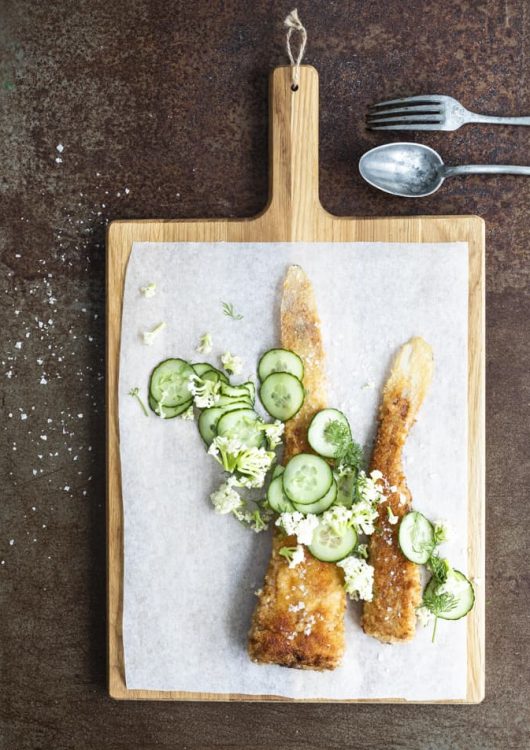 Paistetut mateen pyrstöt