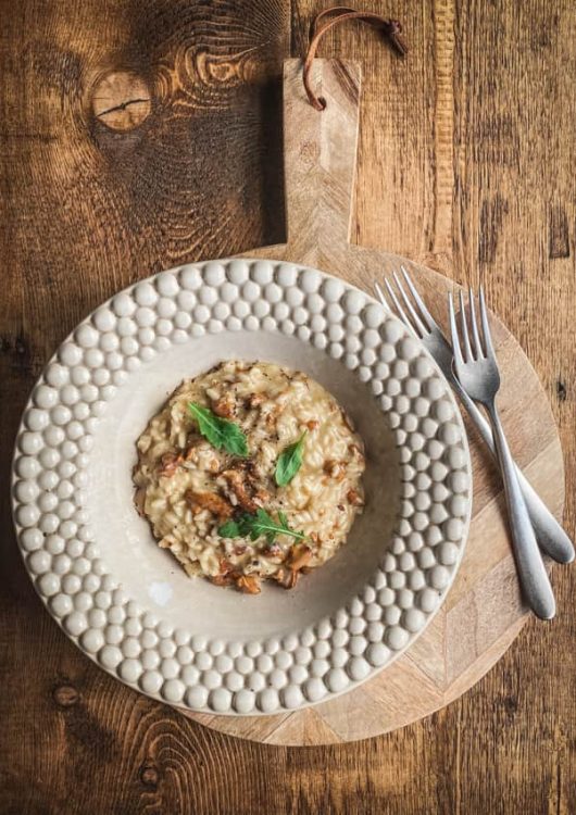 Kantarellirisotto