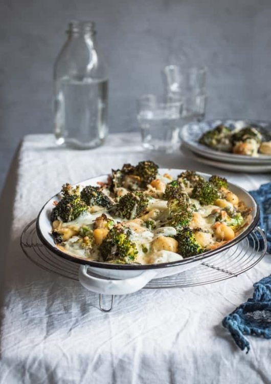 Parsakaali-gnocchivuoka