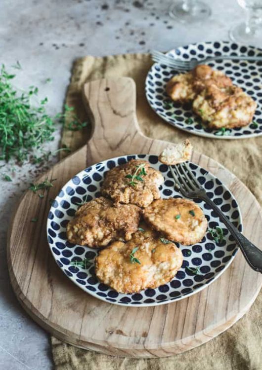 Paneroidut vaaleaorakaspihvit