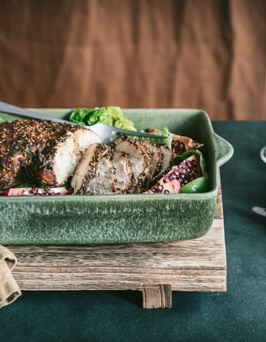 Kalkkunaa uunissa Lähi-idän mauin