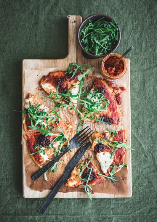 Nduja-pizza Liba-leipään