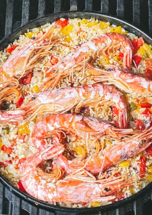 Arroz con langostinos