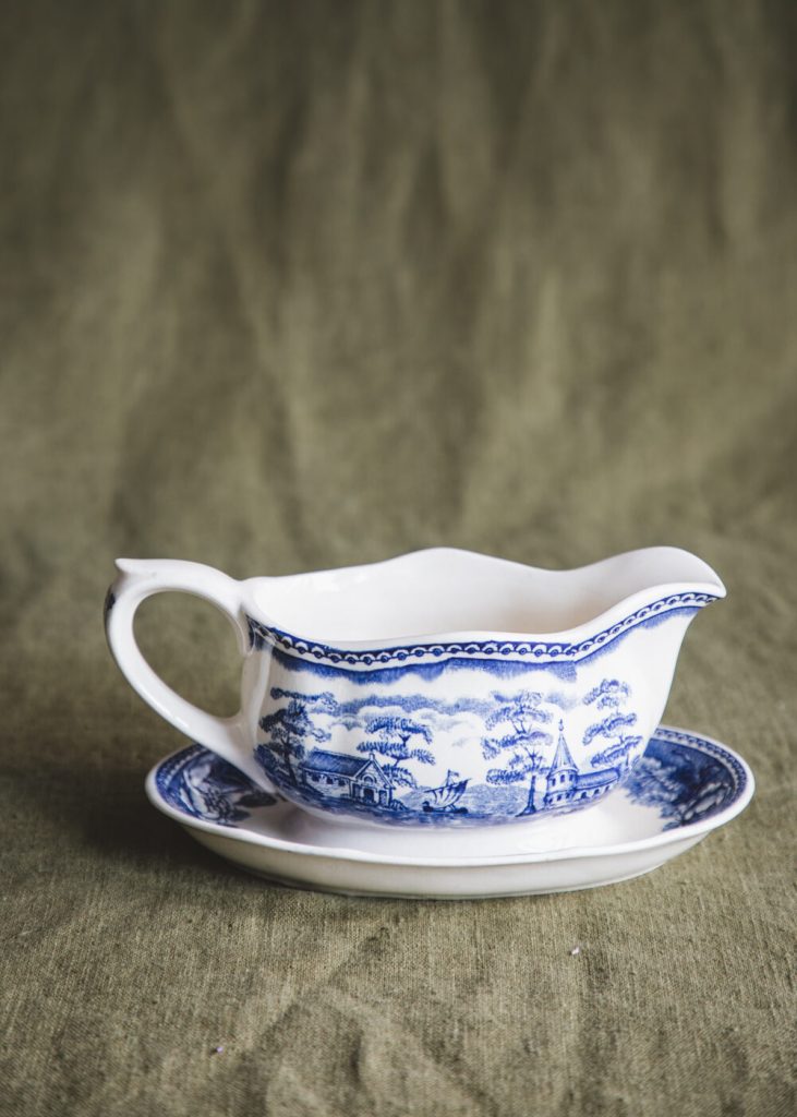 Arabian Sininen maisema-kastikekannu