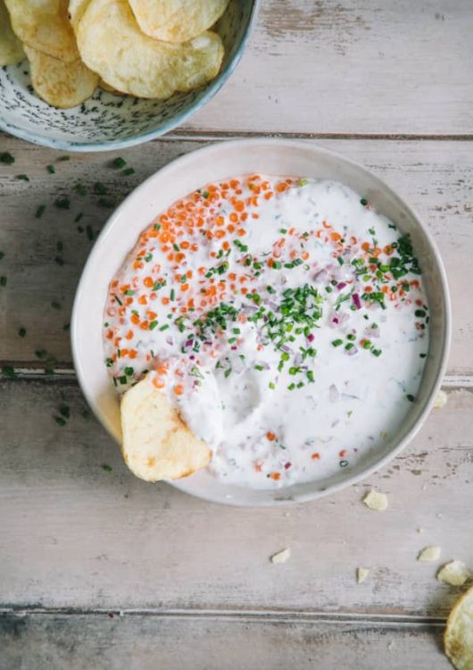 Mätidippi savustetulla mädillä