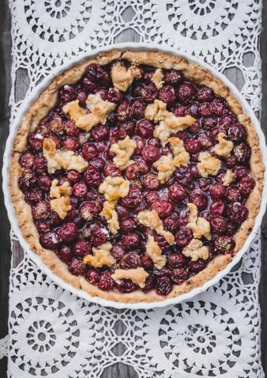 Karviaispiirakka uunipiirakkapohjaan