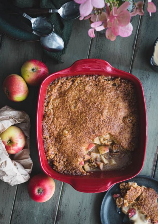 Omenapaistos kauratoscalla