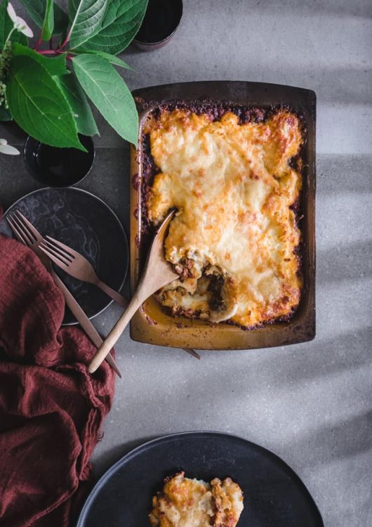 Sieni-perunamuusivuoka