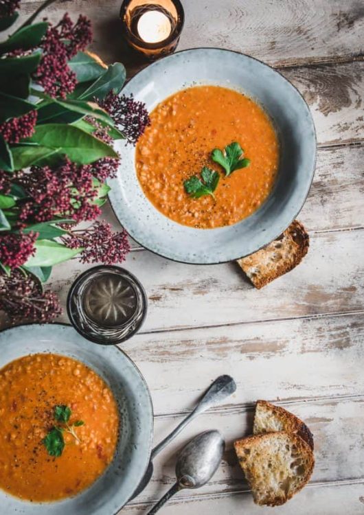 Porkkana-linssikeitto