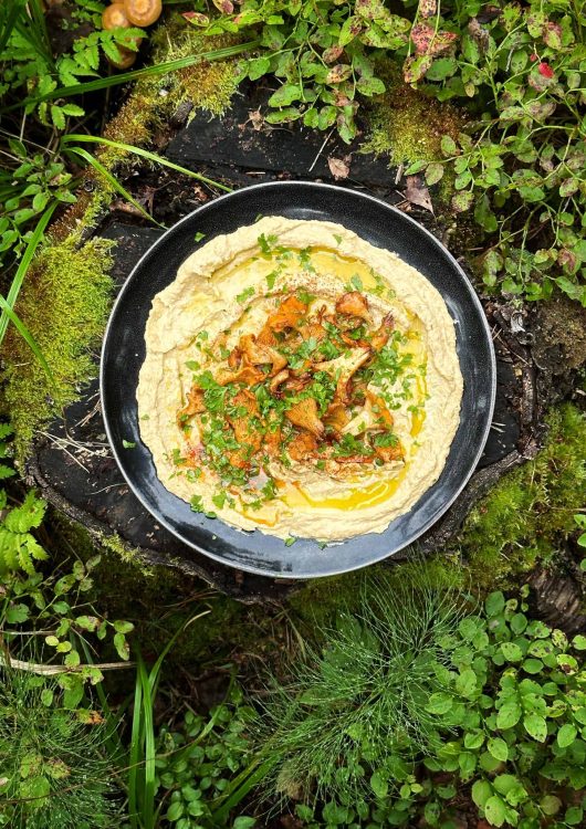 Kantarellihummus