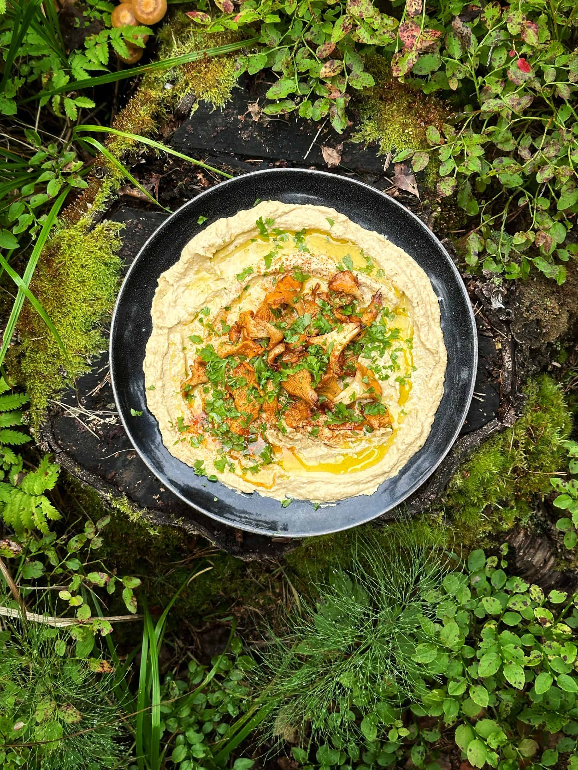 Kantarellihummus hurmaa!!